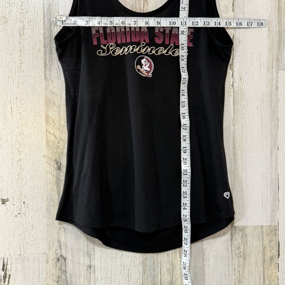 Florida State Seminoles Black Tank Top With Cut Out X Back - Picture 8 of 12